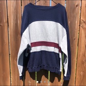 Over-Sized Navy/Grey Sweatshirt